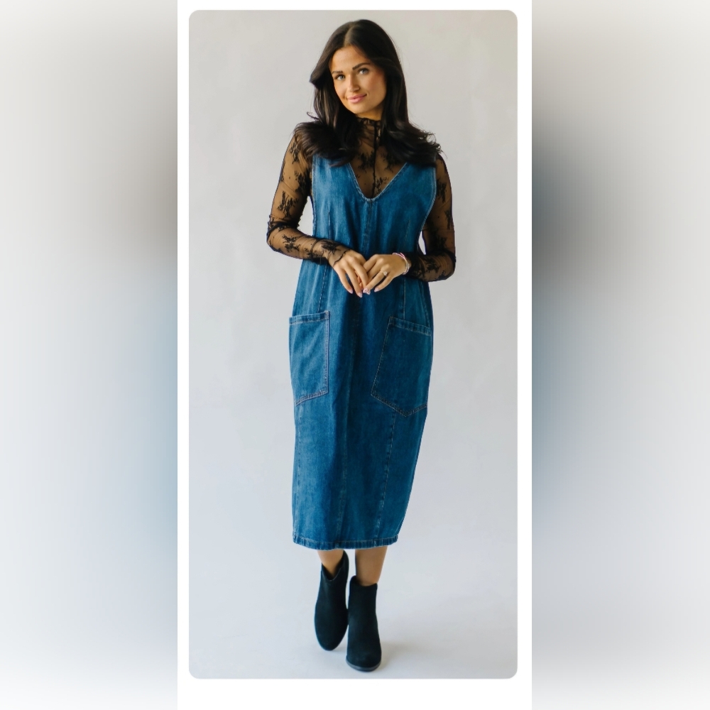 Demin Overall Dress